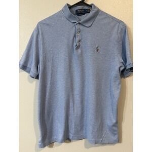 POLO Ralph Lauren Polo Shirt Mens Size M Blue Classic Fit